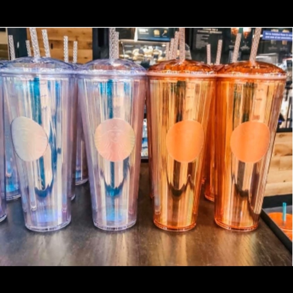 Starbucks Orange Dome Cup